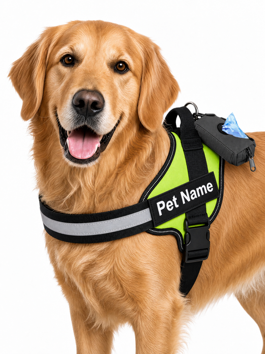 Dog Harness Waste Bag Dispenser