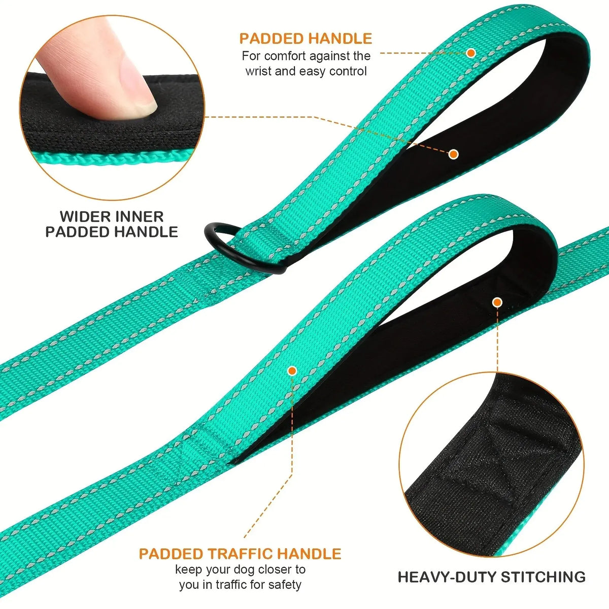 Double Handed Dog Leash